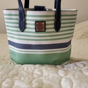 Dooney and Bourke Stripe Mine Waverly Bag.